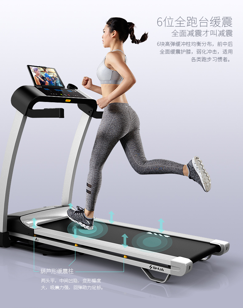 bsports官网A3智能折叠跑步机SH-T3300