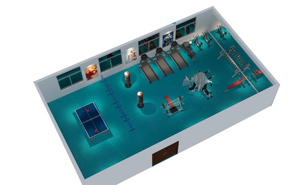 150平方健身房配置方案-广西bsports(中国)体育健身器材有限公司官网